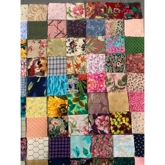 200 Floral 2" Precut Cotton Fabric Squares Bundle Quilting Craft Sewing - Picture 6 of 11